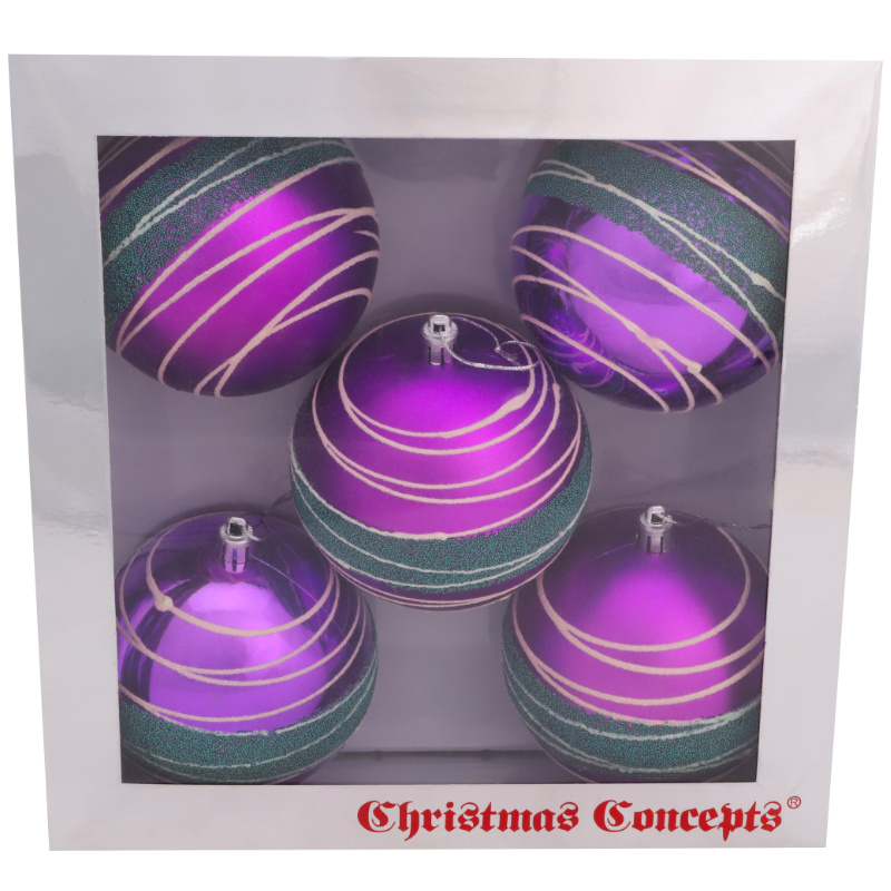 Christmas Concepts® Pack of 5 Extra Large 100mm Luxury Christmas Tree