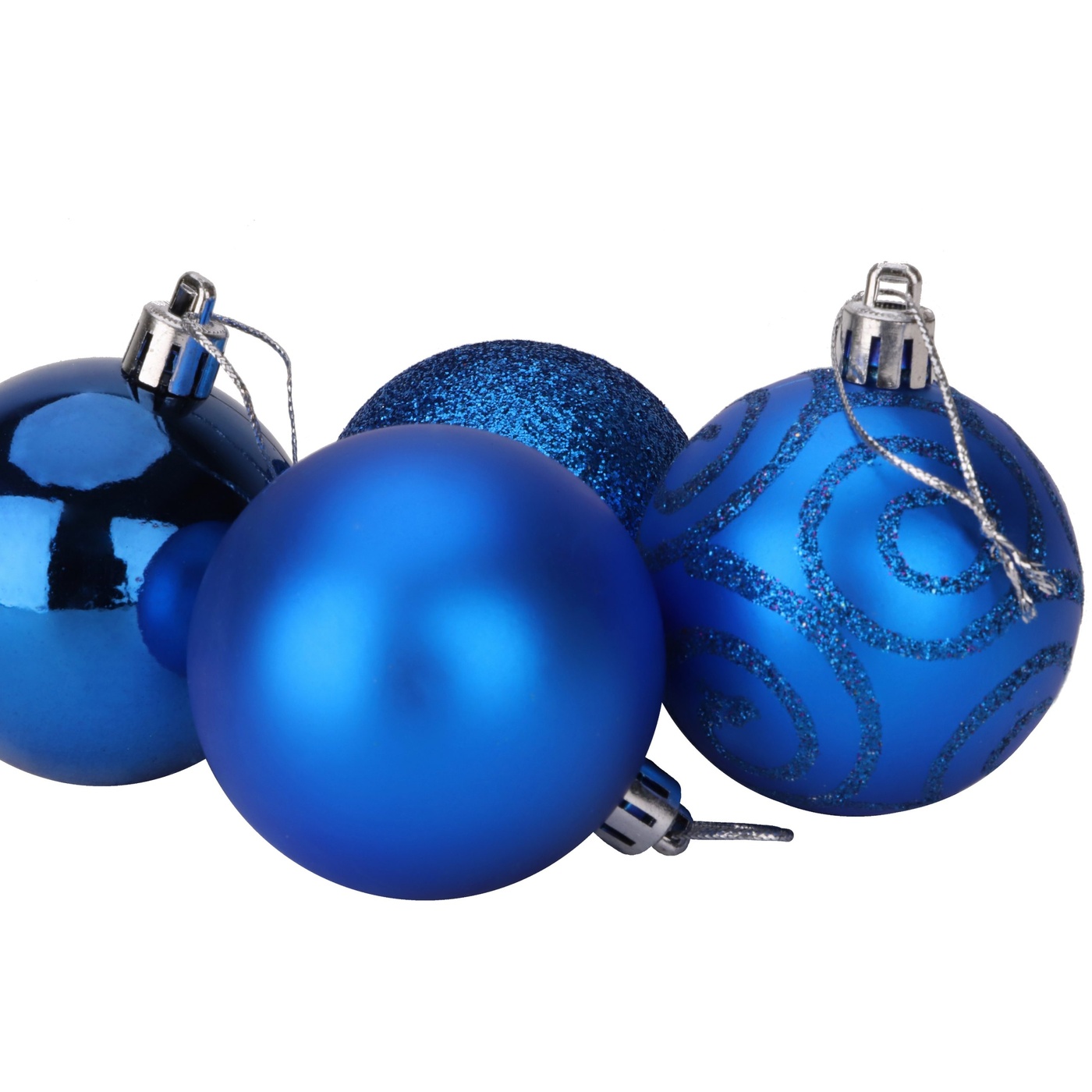 Christmas Concepts® Pack of 10 60mm Christmas Tree Baubles Shiny