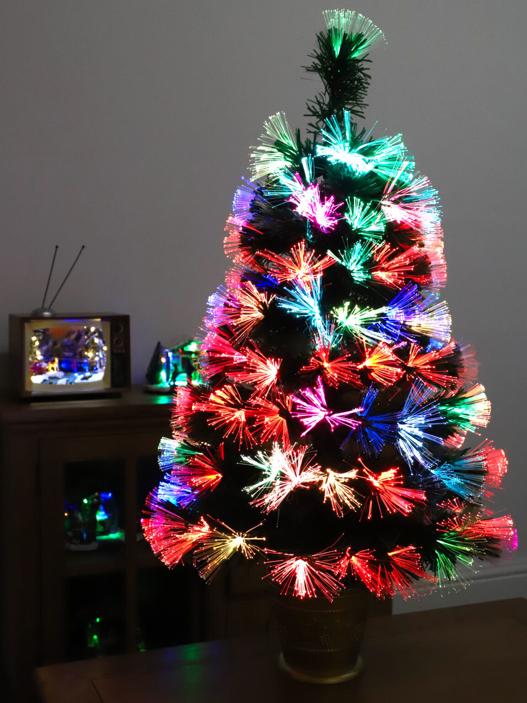 Christmas Concepts® 36 Inch (3FT) (90CM) Green LED Firework Fibre Optic