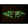 Christmas Concepts® Brown Twig Garland With 72 Green LED Leaves- Home Or Christmas Lights