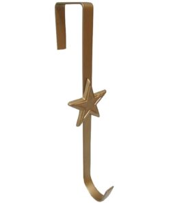 Christmas Concepts® Christmas Metal Wreath Hanger - Gold Star Design - 29cm