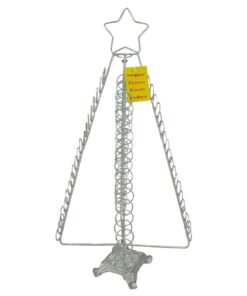 Christmas Concepts® 50cm Silver Christmas Tree Free Standing Cardholder