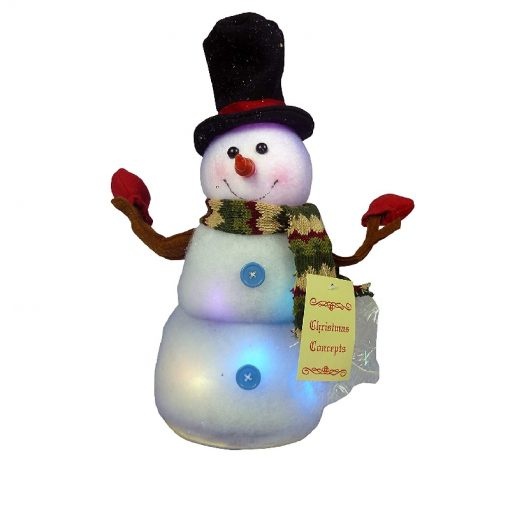 Christmas Concepts® 30cm Light Up Snowman Colour Changing Snowman