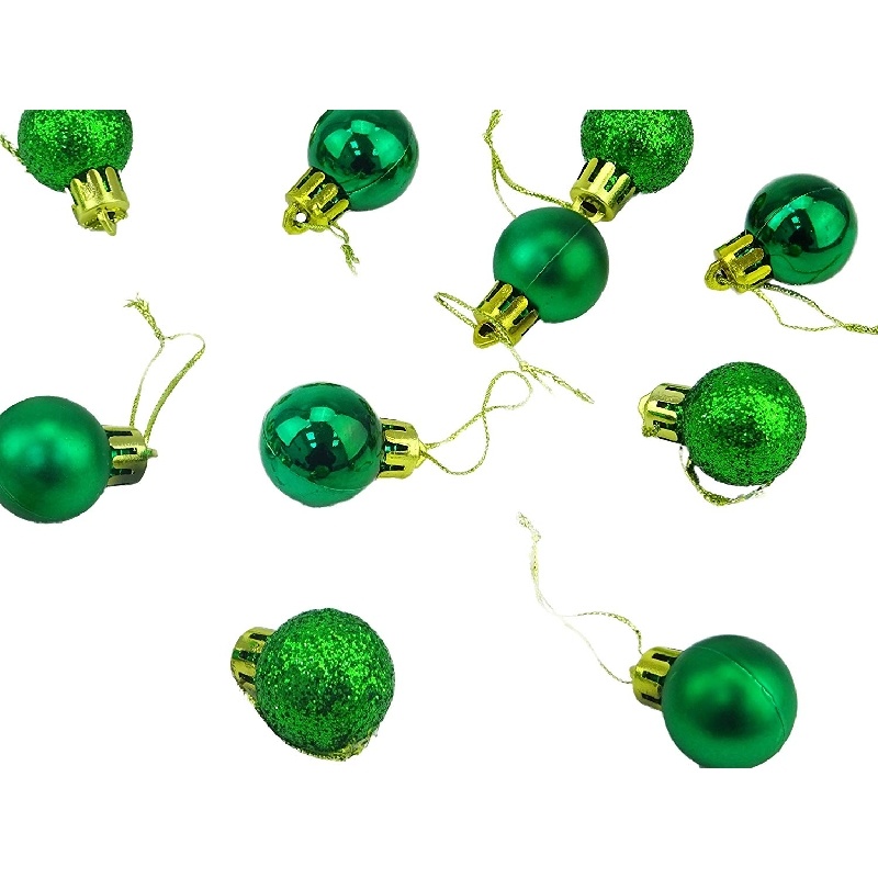 Christmas Concepts® Pack of 2525mm Mini Christmas Tree Baubles Shiny