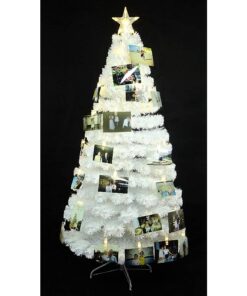 Christmas Concepts® 6ft (1.8M) Fibre Optic Iridescent Photograph Christmas Tree With Warm White LED Lights