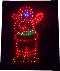 Christmas Concepts® Light Up Santa Picture With LED Lights - Christmas Decoration