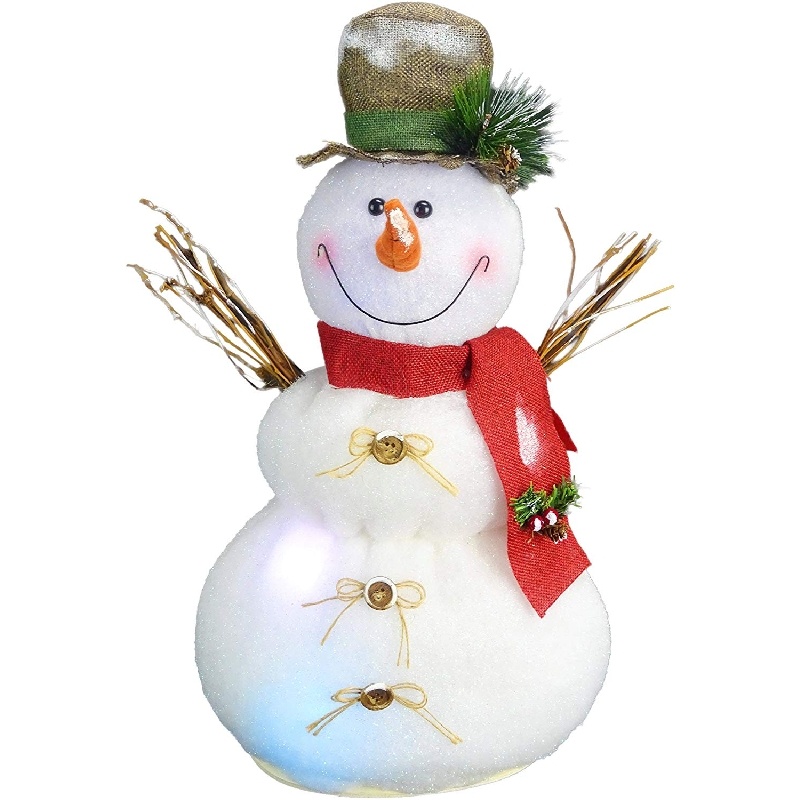 Christmas Concepts® 50cm Light Up Snowman With Broom Christmas
