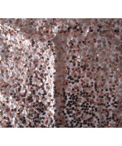 Christmas Concepts® Extra Large Champagne Sequin Round Table Cloth - 132 Inches - Home Decoration/Party Decoration - Luxury Dinner Party Accessories