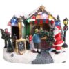 Christmas Concepts® LED Light Up Christmas Village Scene - 8" / 20cm Santa's Tree Shop