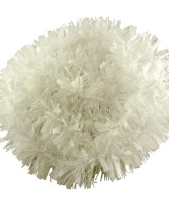 2 Metre Matt White Chunky/Fine Christmas Tinsel