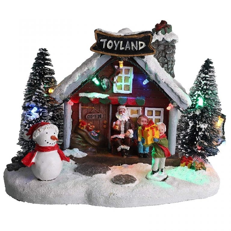 Christmas Concepts® LED Light Up Christmas Village Scene 8" / 20cm