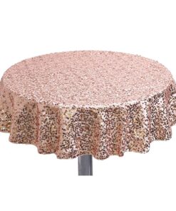 Christmas Concepts® Sequin Round Table Cloth - 36 Inches - Wedding/Party Decoration Wedding Decoration (Champagne)