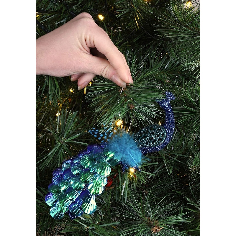 Our 2016 Peacock Themed Christmas Tree