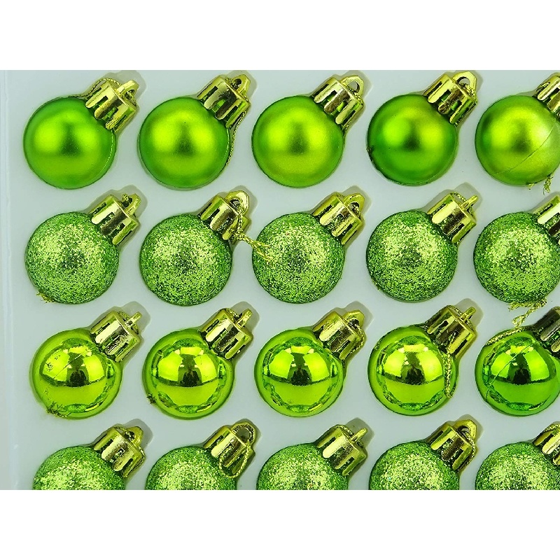 Christmas Concepts® Pack of 2525mm Mini Christmas Tree Baubles Shiny