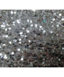 Christmas Concepts® Extra Large Silver Sequin Round Table Cloth - 132 Inches - Home Decoration/Party Decoration - Luxury Dining Table Accessories