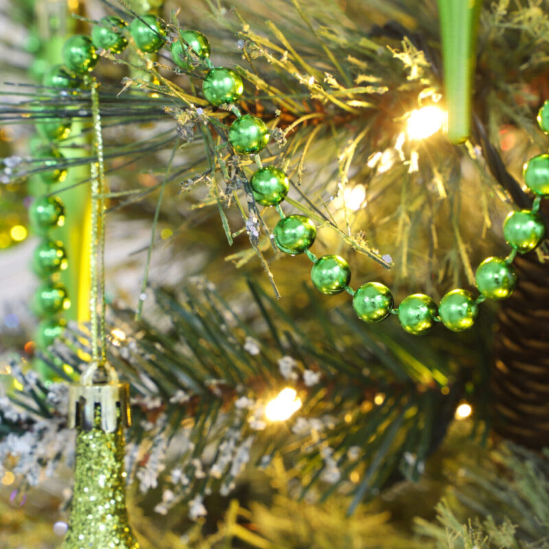 9ft Christmas Bead Chain Christmas Bead Garlands Christmas