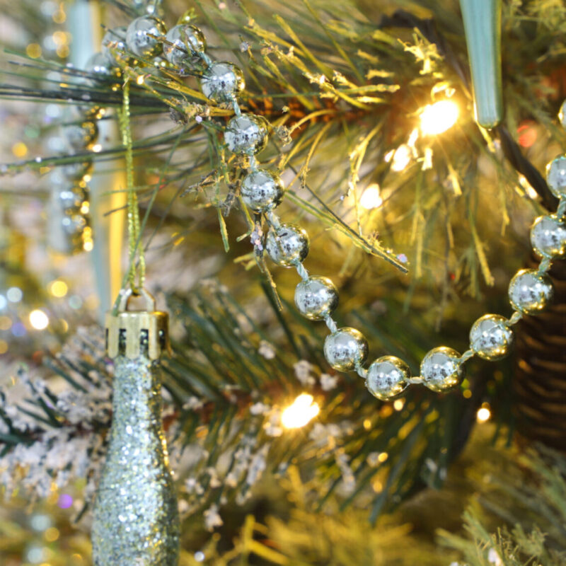 9ft Christmas Bead Chain Christmas Bead Garlands Christmas