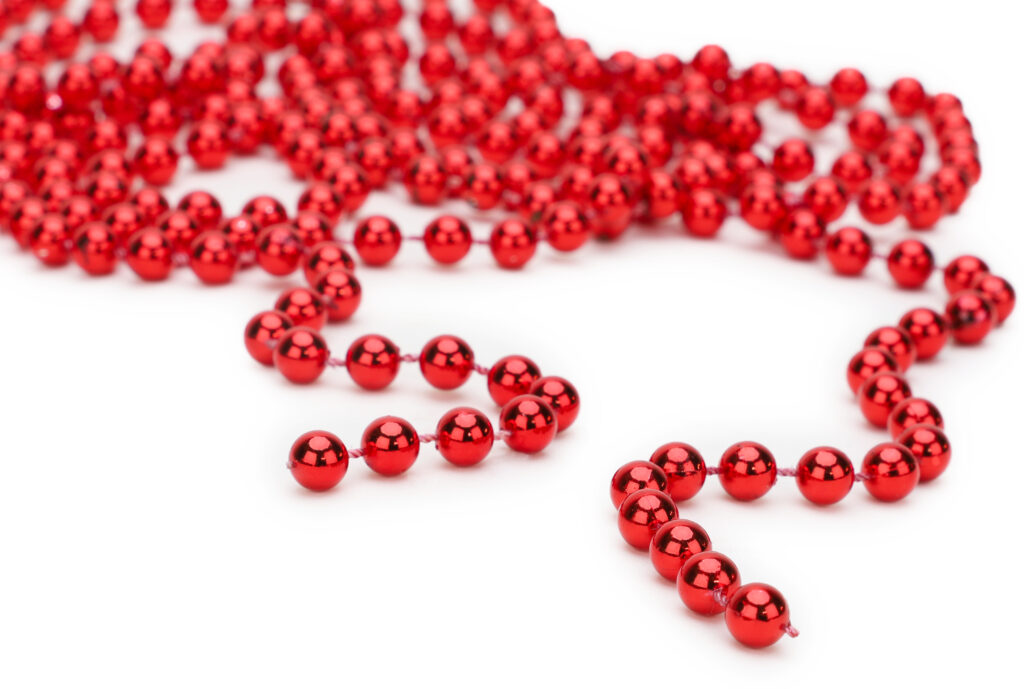 9ft Christmas Bead Chain Christmas Bead Garlands Christmas