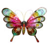 Christmas Concepts® 44cm Colourful Jewelled Metal Butterfly Wall Art - Indoor/Outdoor Garden Decoration