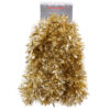 Christmas Concepts® 3m / 9.8ft Chunky/Fine Christmas Tinsel - Christmas Decoration - High Quality Tinsel (Champagne Gold)