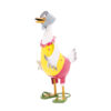 Christmas Concepts® 39cm (15'') Standing Metal Duck - Indoor/Outdoor Garden Decoration (Yellow Lady)