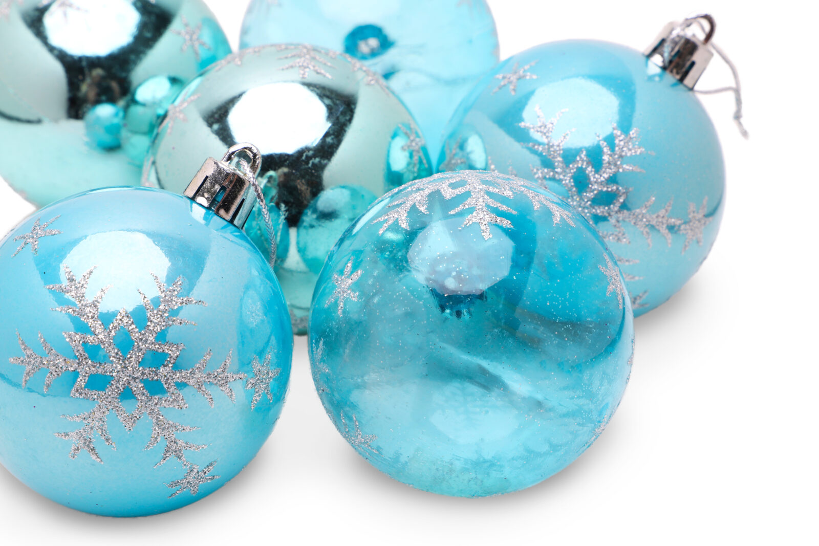 Blue shop christmas ornaments