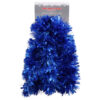 Christmas Concepts® 3m / 9.8ft Chunky/Fine Christmas Tinsel - Christmas Decoration - High Quality Tinsel (Blue)