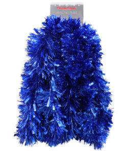 Christmas Concepts® 4m Chunky/Fine Christmas Tinsel - Christmas Decoration - High Quality Tinsel (BLUE)