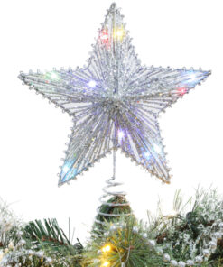 Christmas Concepts® 10" Springy Light Up Tree Top Christmas Star With Colour Changing Led Lights