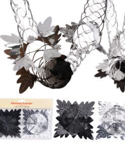Christmas Concepts® Pack Of 2 9ft Foil Garland Festive Hanging Decorations - Christmas Decorations (Black & Silver)