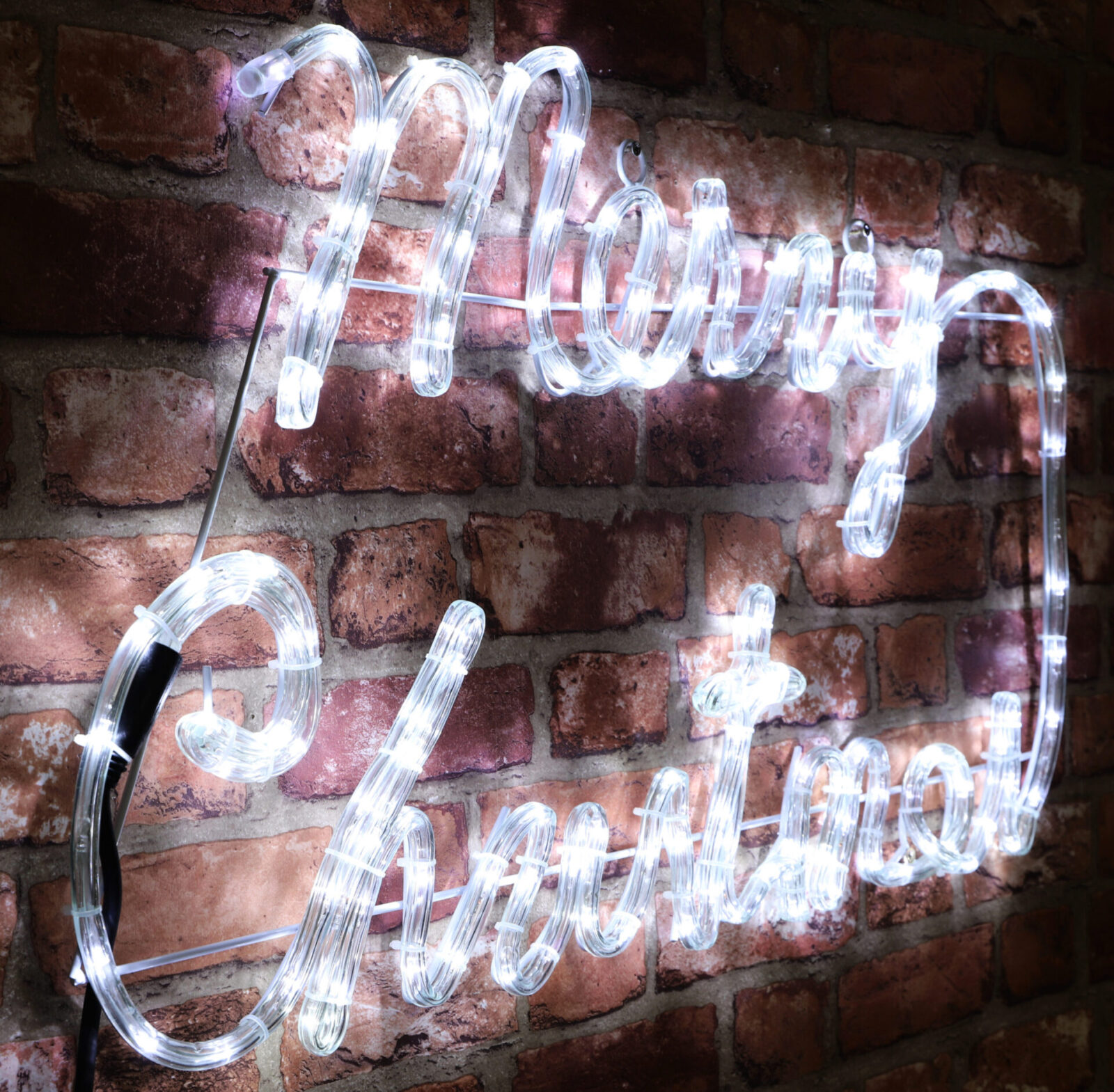 Christmas Concepts® Rope Light Merry Christmas Sign With White LED Merry Christmas Lighted Sign