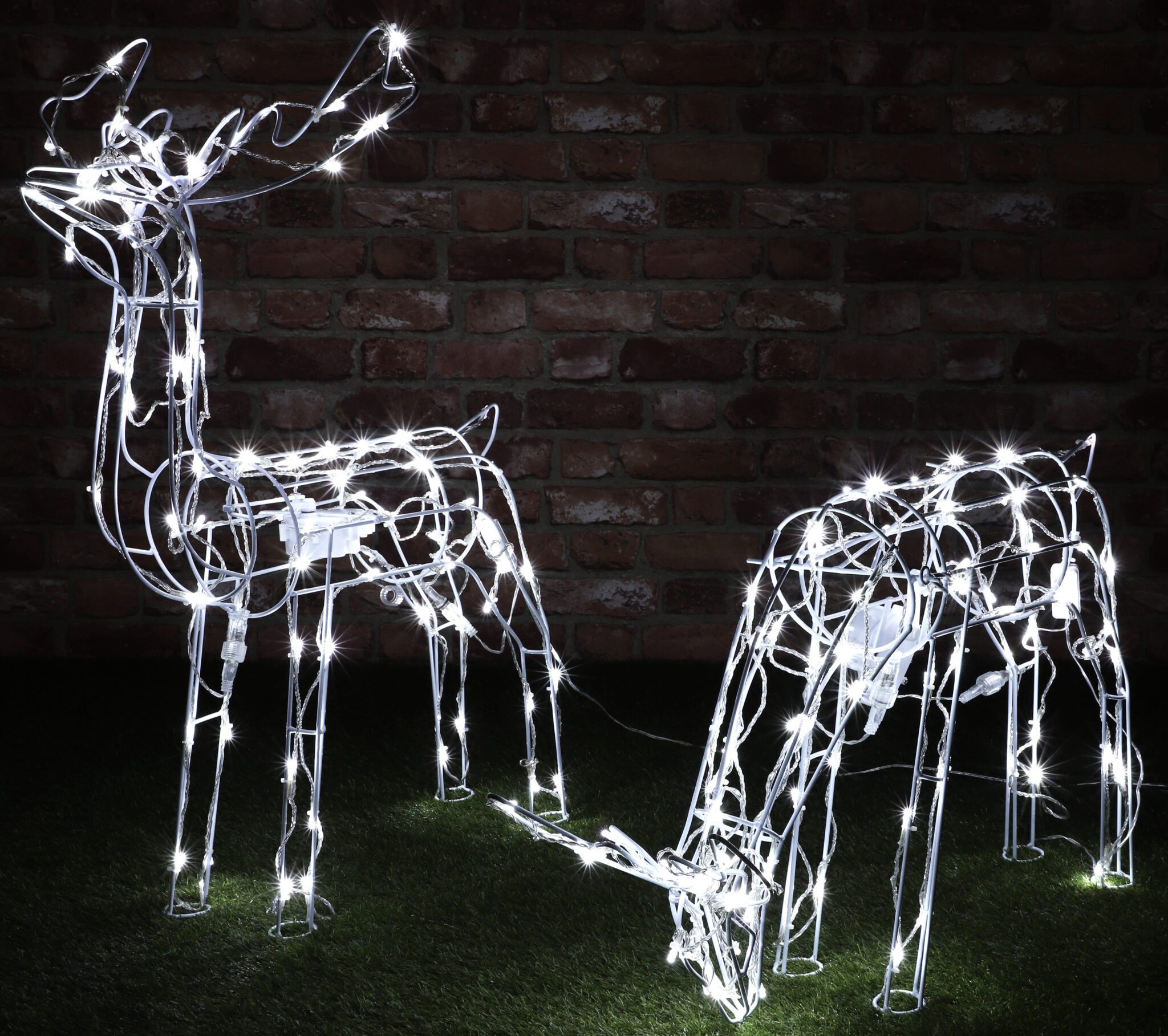 Christmas Concepts® 79cm Animated Light Up Reindeer Stag With White LED