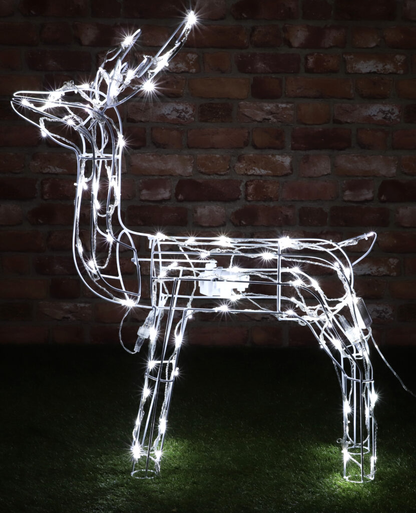 Christmas Concepts® 79cm Animated Light Up Reindeer Stag With White LED