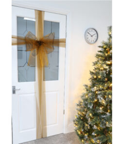 Christmas Concepts® Copper Christmas Fabric Door Bow Decoration - Make Your Own Fabric Bow