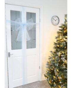 Christmas Concepts® Baby Blue Christmas Fabric Door Bow Decoration - Make Your Own Fabric Bow