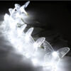 Christmas Concepts® 10 White Battery Operated LED Lights with Shades - Christmas String Lights - Party Lights - Decorative Lighting (Butterfly Shades)