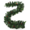 Christmas Concepts® 2m (78.7") Mixed Pine Cone Garland With Red Berries - Traditional Christmas Decorations