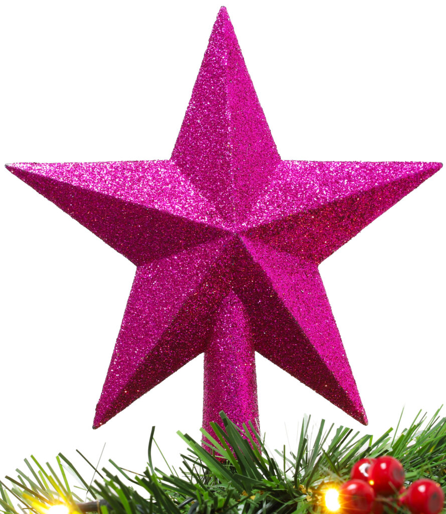 Christmas Concepts® 20cm Glitter Tree Top Star Decoration Christmas