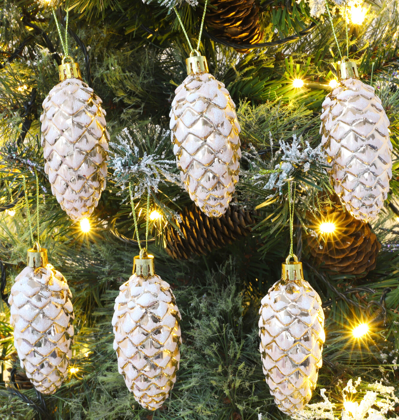 Pine cone on sale christmas lights