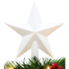 Christmas Concepts® 20cm Glitter Tree Top Star Decoration – Christmas Tree Topper (White)