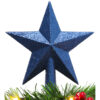 Christmas Concepts® 20cm Glitter Tree Top Star Decoration – Christmas Tree Topper (Midnight Blue)