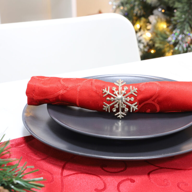 Christmas Concepts Set of 4 Gold Napkin Rings Luxury Christmas