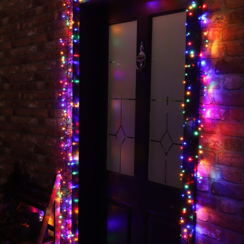 Multi coloured cluster lights hotsell