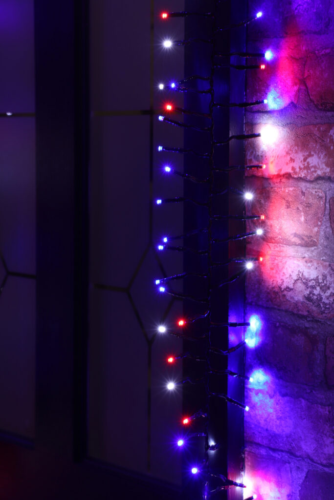 Christmas Concepts® 500 6M/20FT Red/Blue White LED Cluster Lights with