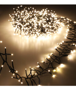 Christmas Concepts® 1000 12M/40FT Warm White LED Cluster Lights with 8 Function Controller - Indoor/Outdoor - Energy Efficient A++ - Christmas Lights