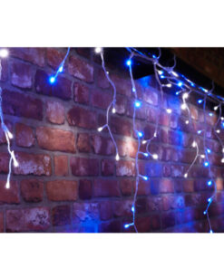 Christmas Concepts® 360 11.8m/39ft Blue/White LED Snowing Icicle Lights with Speed Controller - Christmas Outdoor Lighting - Energy Efficient A++