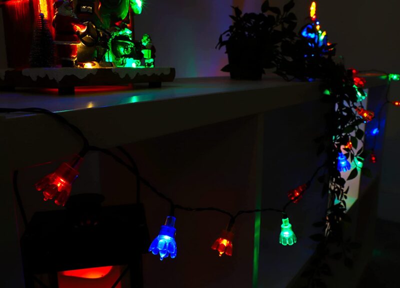 Christmas Concepts® 40 4m/13ft LED Retro Multi Coloured Petal String