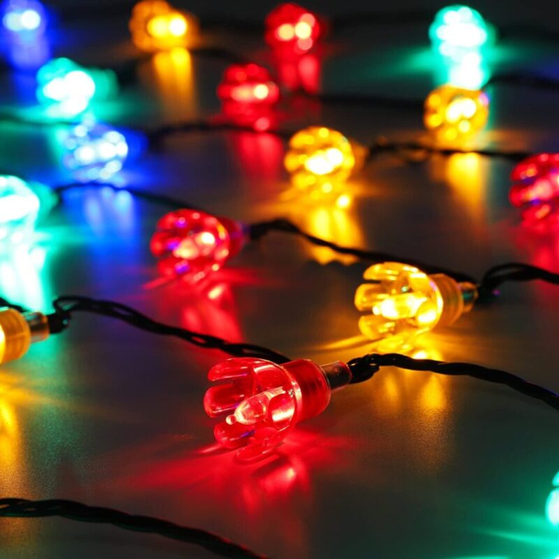 Christmas Concepts® 500 6M/20FT Warm White LED Cluster Lights With 8 Function Controller