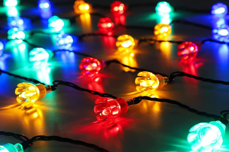 Christmas Concepts® 40 4m/13ft LED Retro Multi Coloured Petal String
