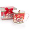 Gingerbread Deluxe Ceramic Tableware Range - 15oz Mug with Matching Decorative Gift Box